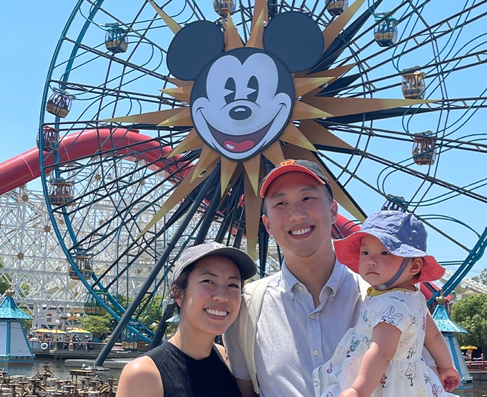 Doctor Suh and his family on vacation