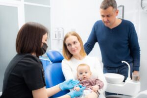 Parents learning if a frenectomy will be beneficial for their child